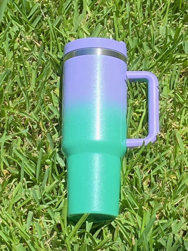 40oz Purple/Teal Ombre Tumbler